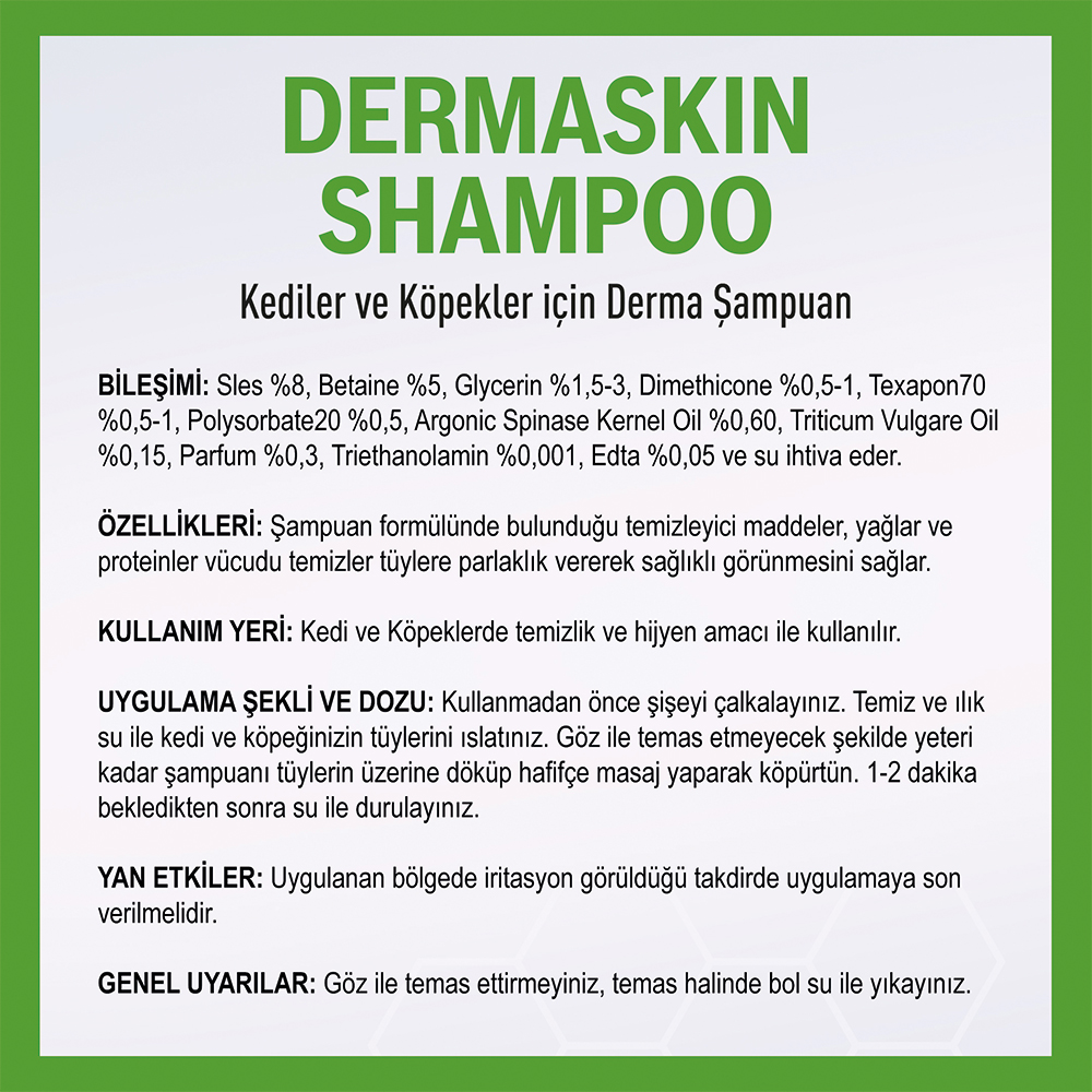 Aloveralı şampuan icerik