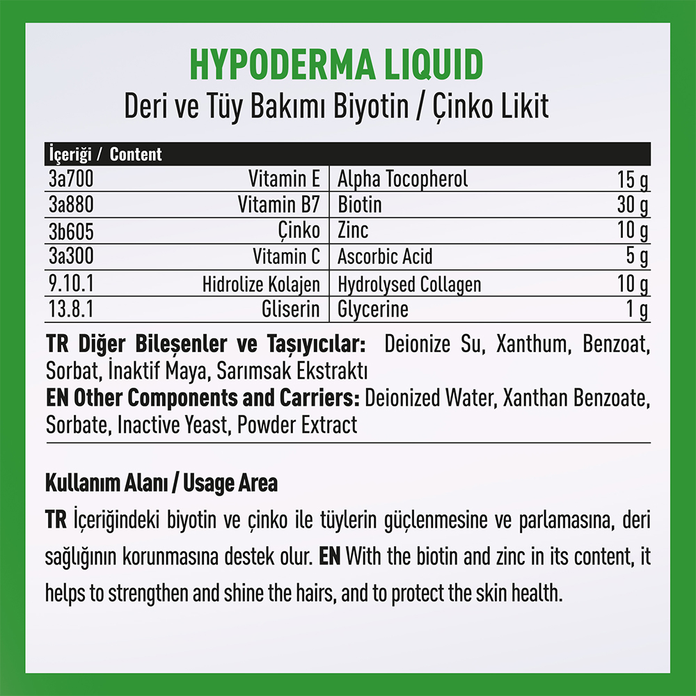 Vetcure Hypoderma damla 50ml icerik