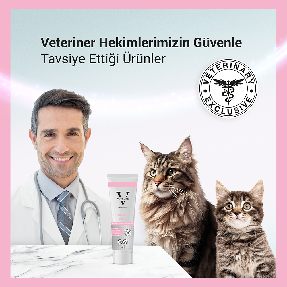 vetcure kitten mother paste 100gr veteriner